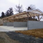 33-2 H21とめ地区（畜産担い手）１号畜舎等新築工事(堆肥舎）_building