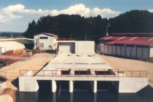 山崎排水機場基礎工事