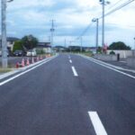 45-2 H25駅前・油島線道路改良舗装工事_road