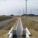 34-2 H21新新田工区外暗渠排水及び用排水路工事_farmland