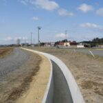 34-3 H21新新田工区外暗渠排水及び用排水路工事_farmland
